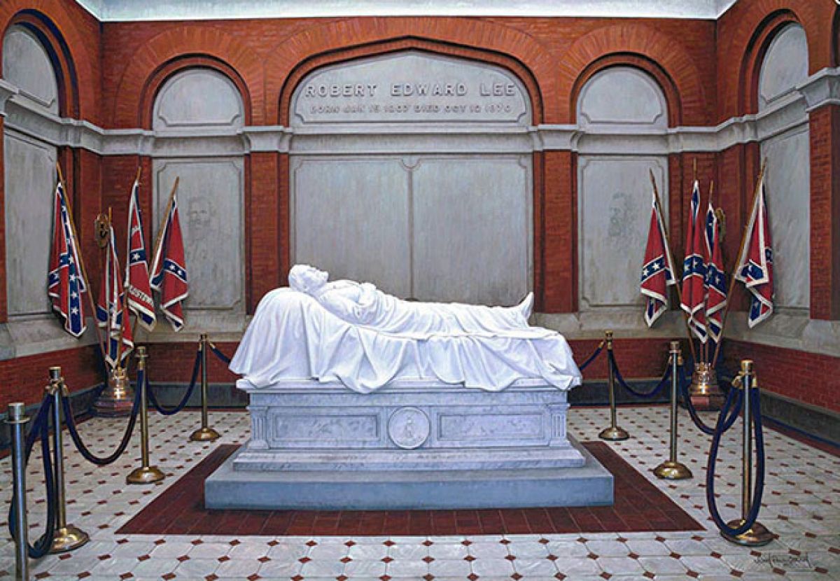 John Paul Strain - Robert E. Lee Memorial - Limited Edition Giclee on Canvas